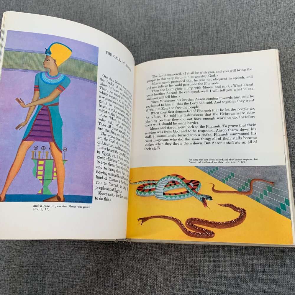 Vintage 1968 Bible Stories Spadea Press Inc - Picture 13 of 16